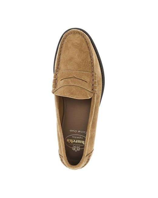 Church's Natural 'Rowley' Suede Leather Loafers for men