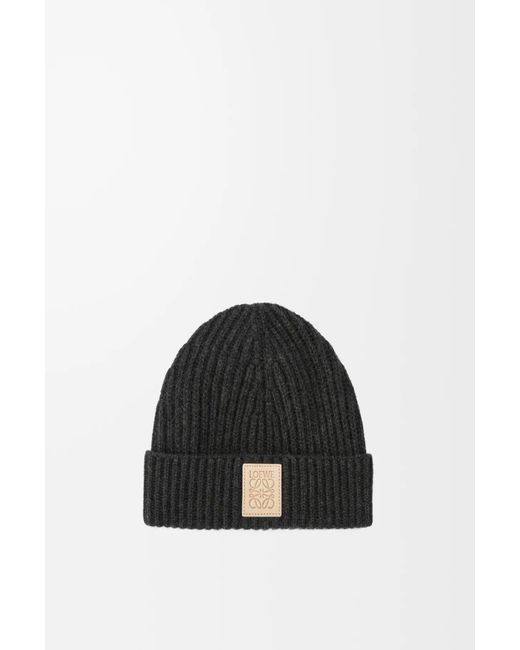 Men's Black Cashmere Beanie
