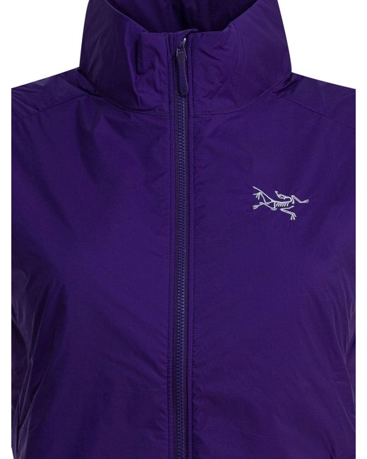 Arc'teryx Purple Sleeveless Jacket "Atom Vest W"