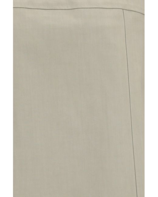 Rier Natural Bonded Cotton Skirt