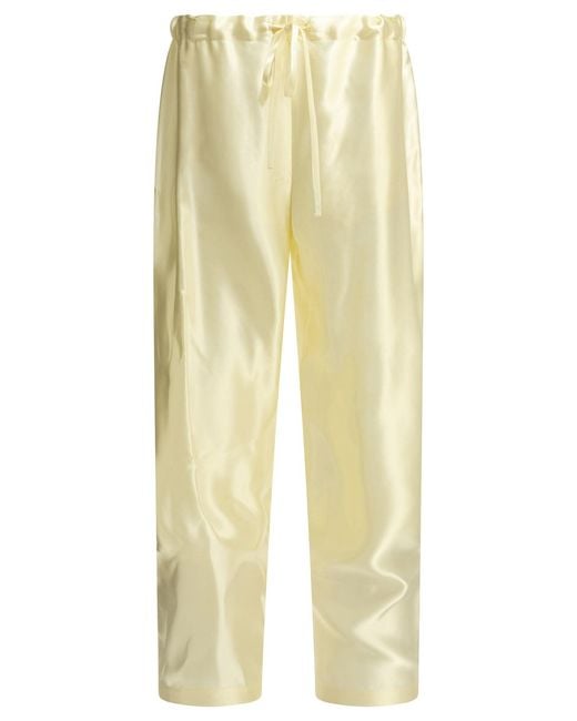 Women's Yellow "Rohen" Casual Trousers