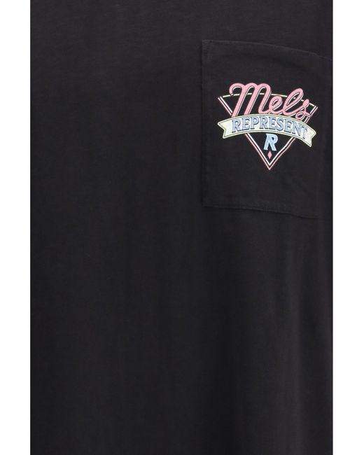 Represent Black Mel's Diner T-Shirt Jet for men