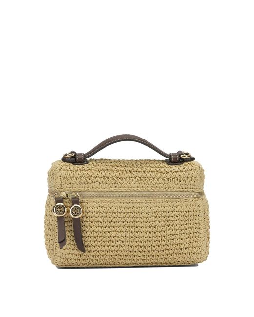 Women's Metallic Paper Straw Polyurethane Polyamide Handbag