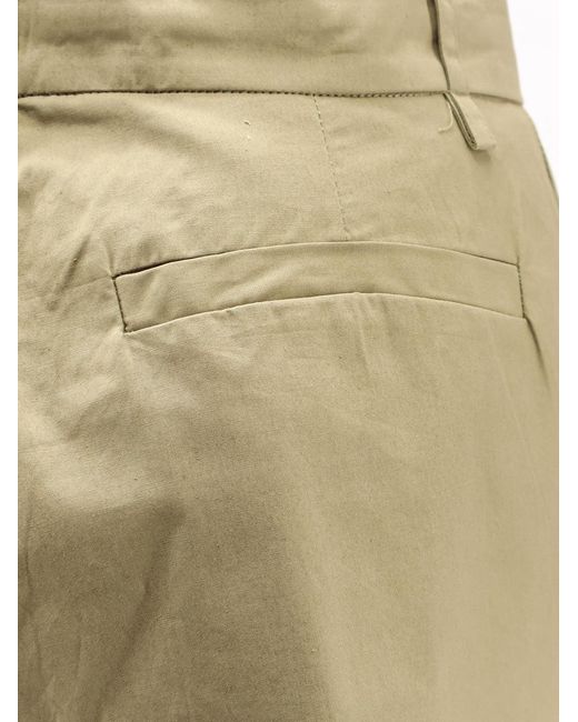 Nude Green Trousers Cotton