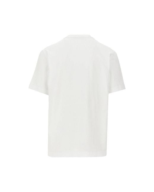 Jacquemus White 'Gros Grain' T-Shirt for men