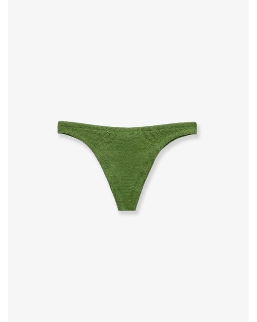 Mc2 Saint Barth Green Naomi Stretch Nylon Bikini Bottom