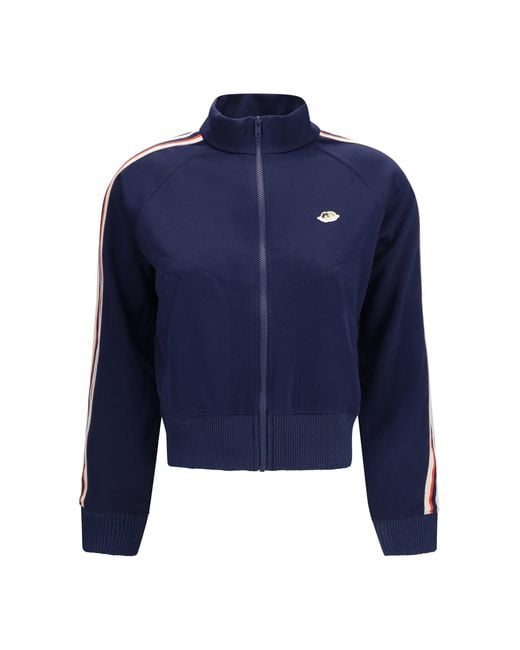Fiorucci Blue Cropped Sweatshirt Angels Patch