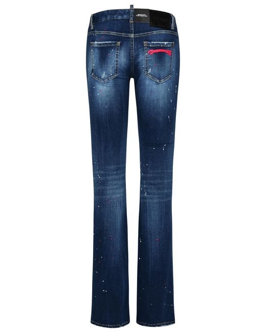 DSquared² Blue Cotton Jeans