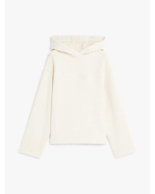 Max Mara Pure White "Gary" Hoodie