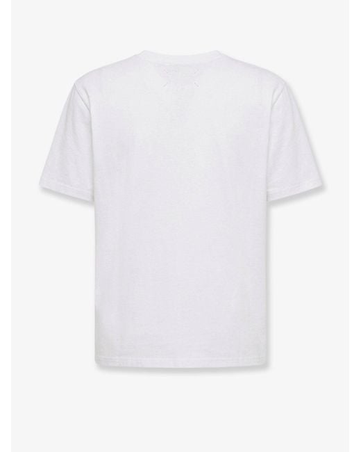 MM6 by Maison Margiela White Cotton T-Shirt