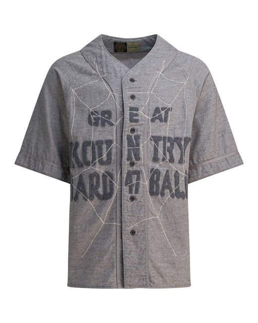 Kapital Gray "Great Kountry" Shirt for men