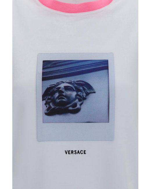 Versace Multicolor T-Shirt Cotton Jersey