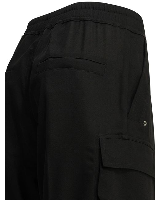 Rick Owens Black "Belas" Cargo Pants