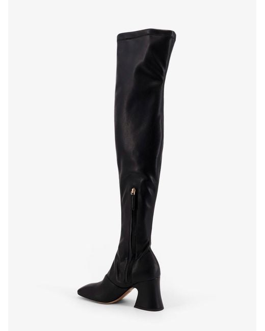 Chloé Black Janis Over The Knee Leather Boots
