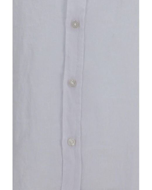 Boss White Shirt Linen for men