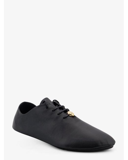 Loewe Black Pebble Soft Leather Sneakers