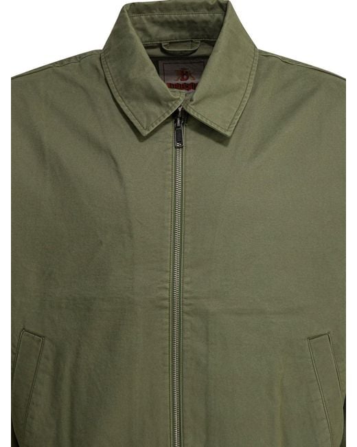Baracuta Green Cotton Jacket for men