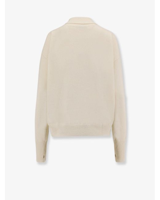 THE 73 White Turleneck Wool Sweater