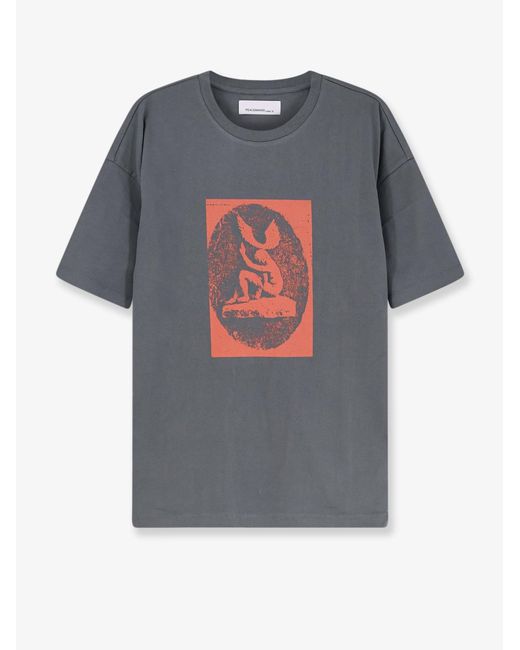 Oamc Peacemaker Gray Cotton T-Shirt for men