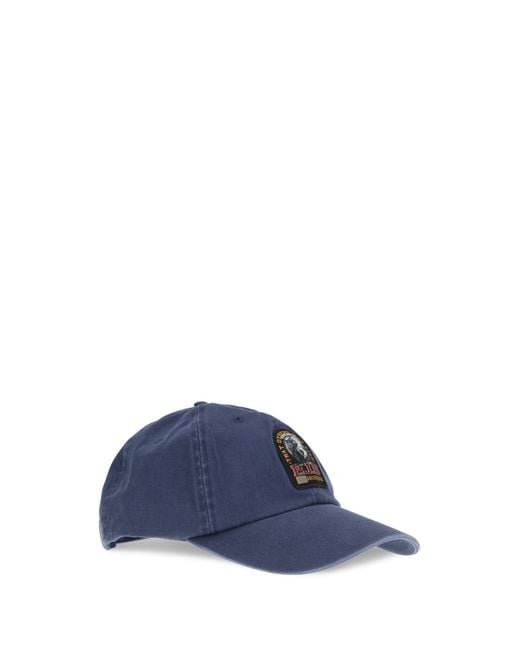Parajumpers Blue Baseball Cap With Logo for men