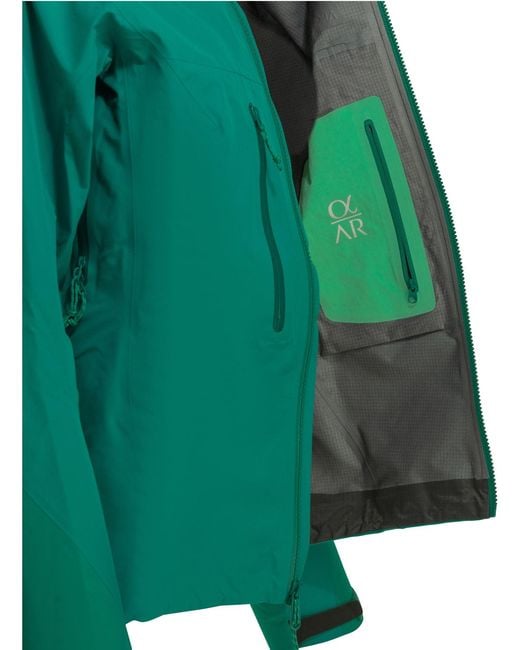 Arc'teryx Green "Alpha Ar" Technical Jacket