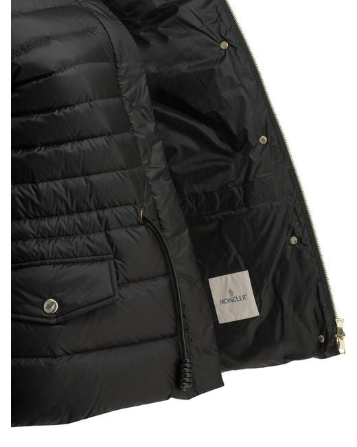 Moncler Black Raies Short Down Jacket