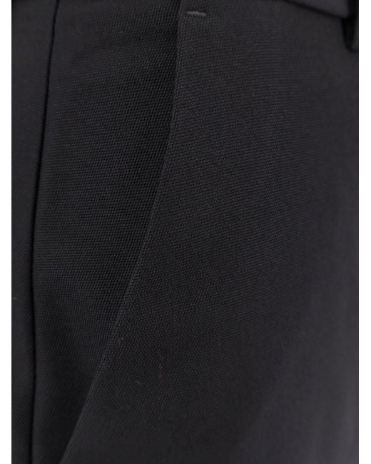 Totême Blue Low Waist Wool Blend Skirt