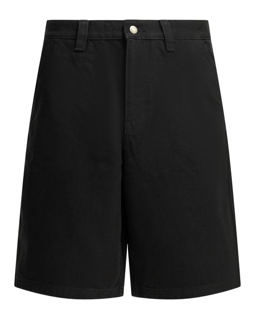 Stussy Black Cotton Shorts for men
