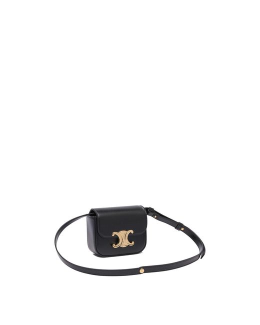 Céline Black "Mini Claude" Crossbody Bag