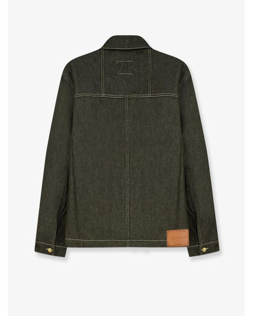 Walk In Paris Green Denim Jacket Carpenter