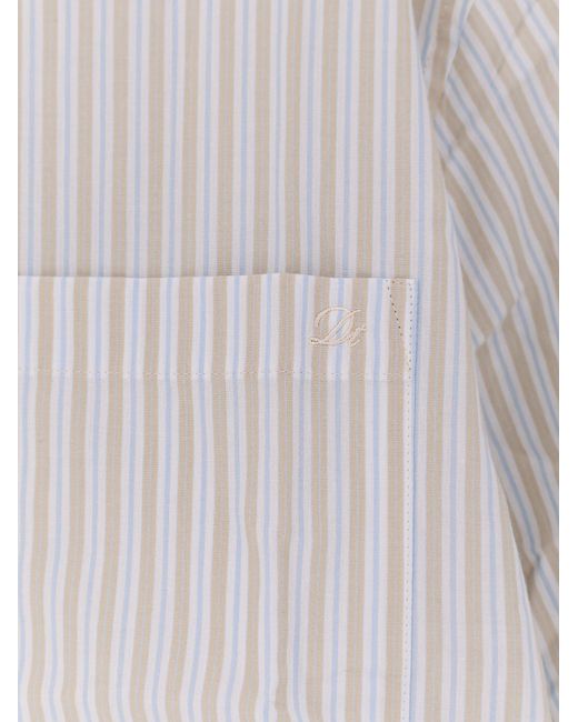DUNST White Oversized Cotton Shirt