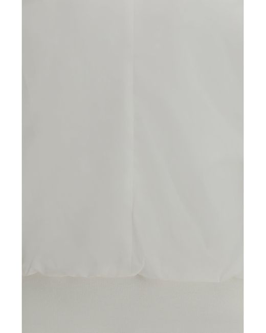 Sacai Gray Poplin Top Off