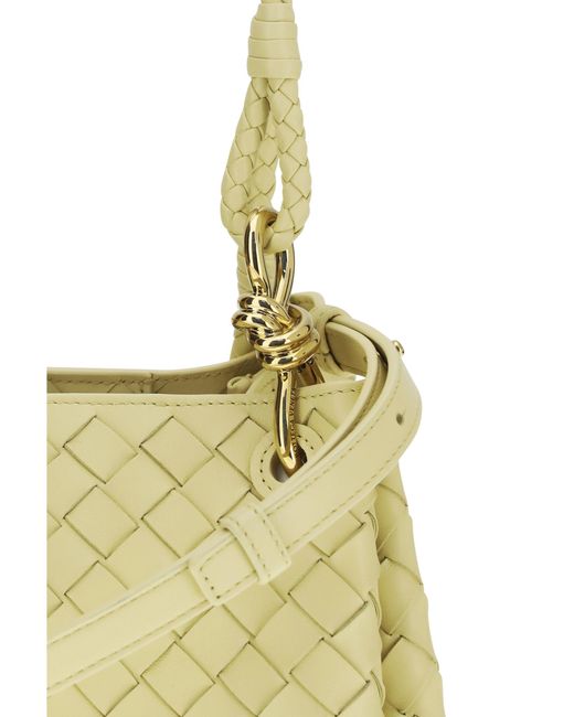 Bottega Veneta Metallic Small Parachute Shoulder Bag