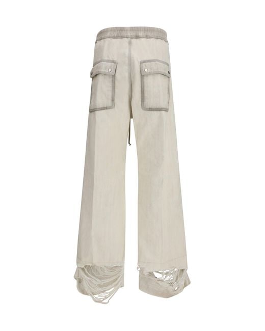 Rick Owens Natural Wide Bela Pants for men