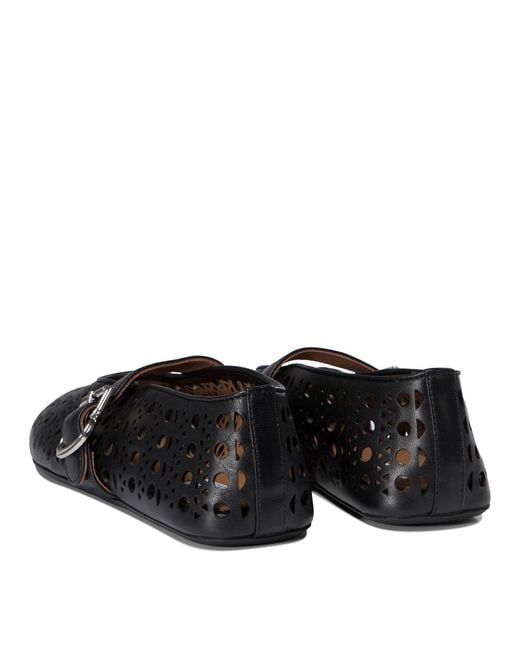 Alaïa Black "Vienne" Ballet Flats