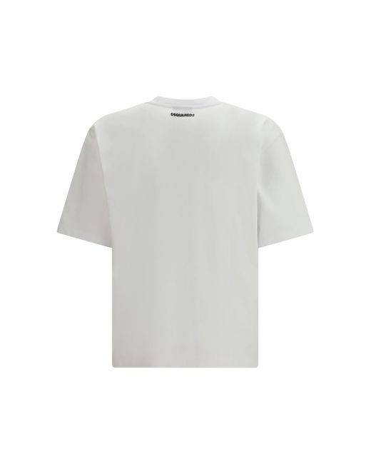 DSquared² White Iconique T-Shirt for men