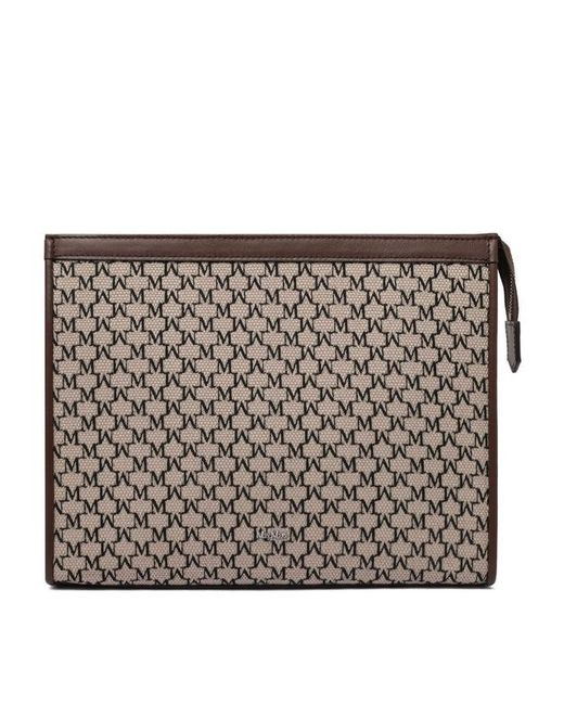 Max Mara Brown "Mm Trousse" Pouch