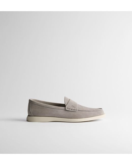 Dior White Granville Loafers for men