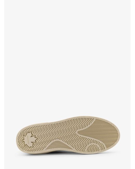 DSquared² Pink Rider Leather Low-Top Sneakers for men