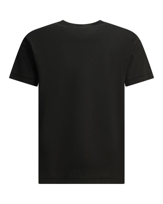 Stone Island Black Crewneck T-Shirt for men