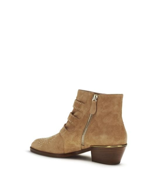 Chloé Brown Suede Susan Boots