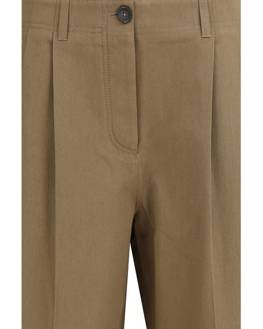 Totême Natural Straight-Leg Pants