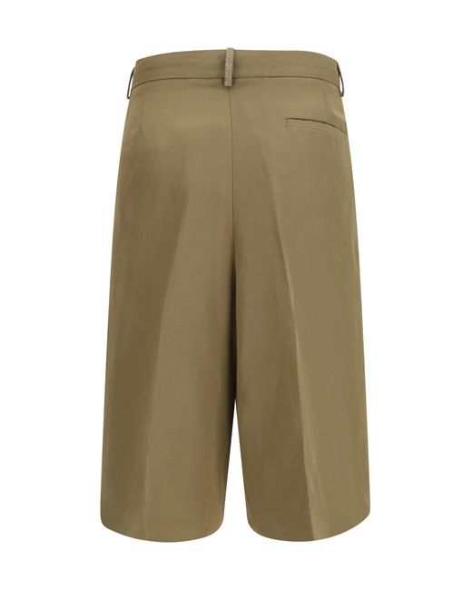 Fabiana Filippi Green Pleated Pants Viscose