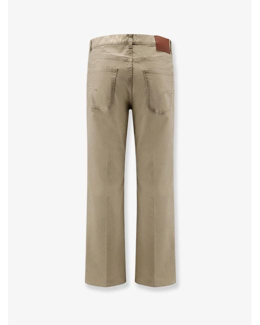 Dior Natural Dior Cotton Trousers for men