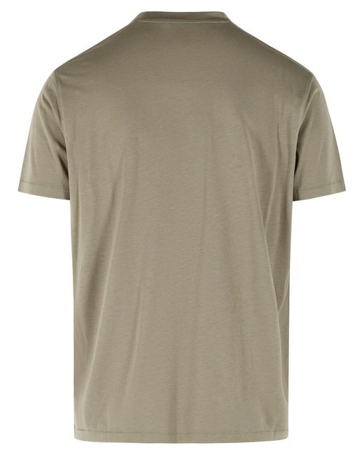 Tom Ford Gray Cotton Blend T-Shirt for men