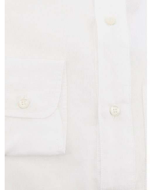 Aspesi White Cotton Shirt for men