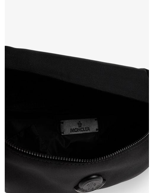 Moncler Black Durance Technical Fabric Belt Bag for men