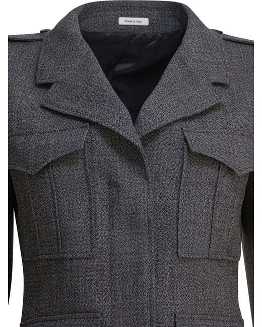 McQueen Black Wool Jacket