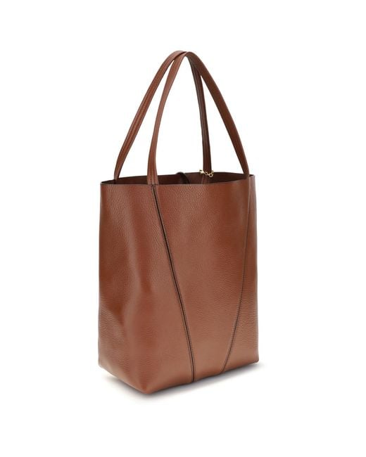 Chloé Brown Chloé Spin Shoulder Bag