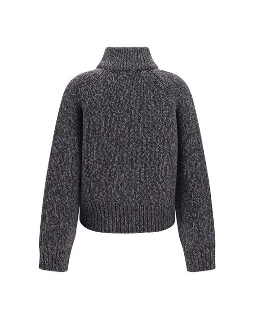 Our Legacy Gray Merino Wool Zip Cardigan